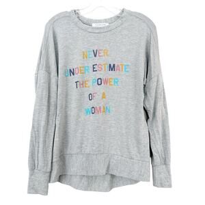 Daydreamer Never Underestimate The Power Of A Woman Sweater Sz S